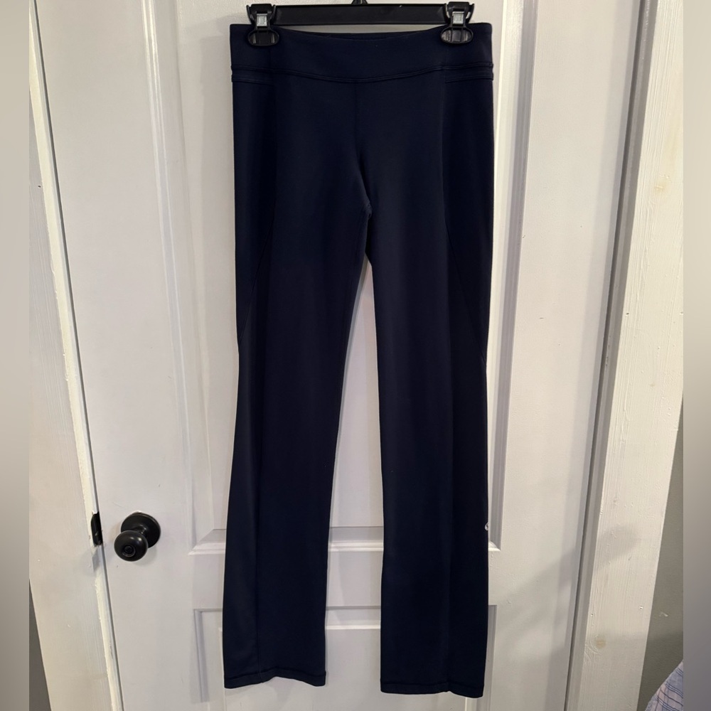 Lululemon Straight To The Studio Pant Inkwell Navy Slim Straight Low Rise